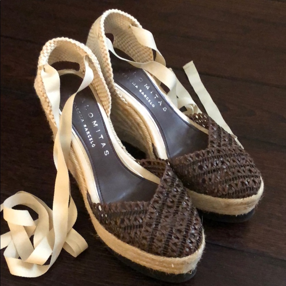 Palomitas by Paloma Barcelo wedge sandals